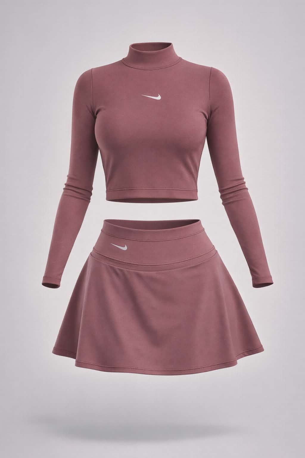 Falda Short Y Buzo Palo Rosa